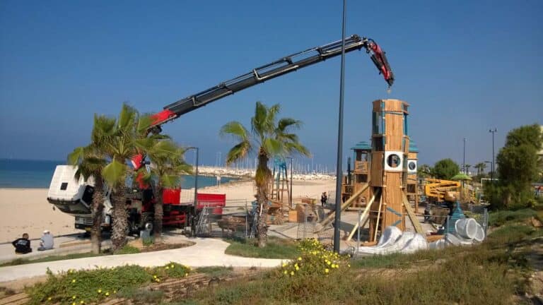 Bau Strandspielplatz Ashkelon